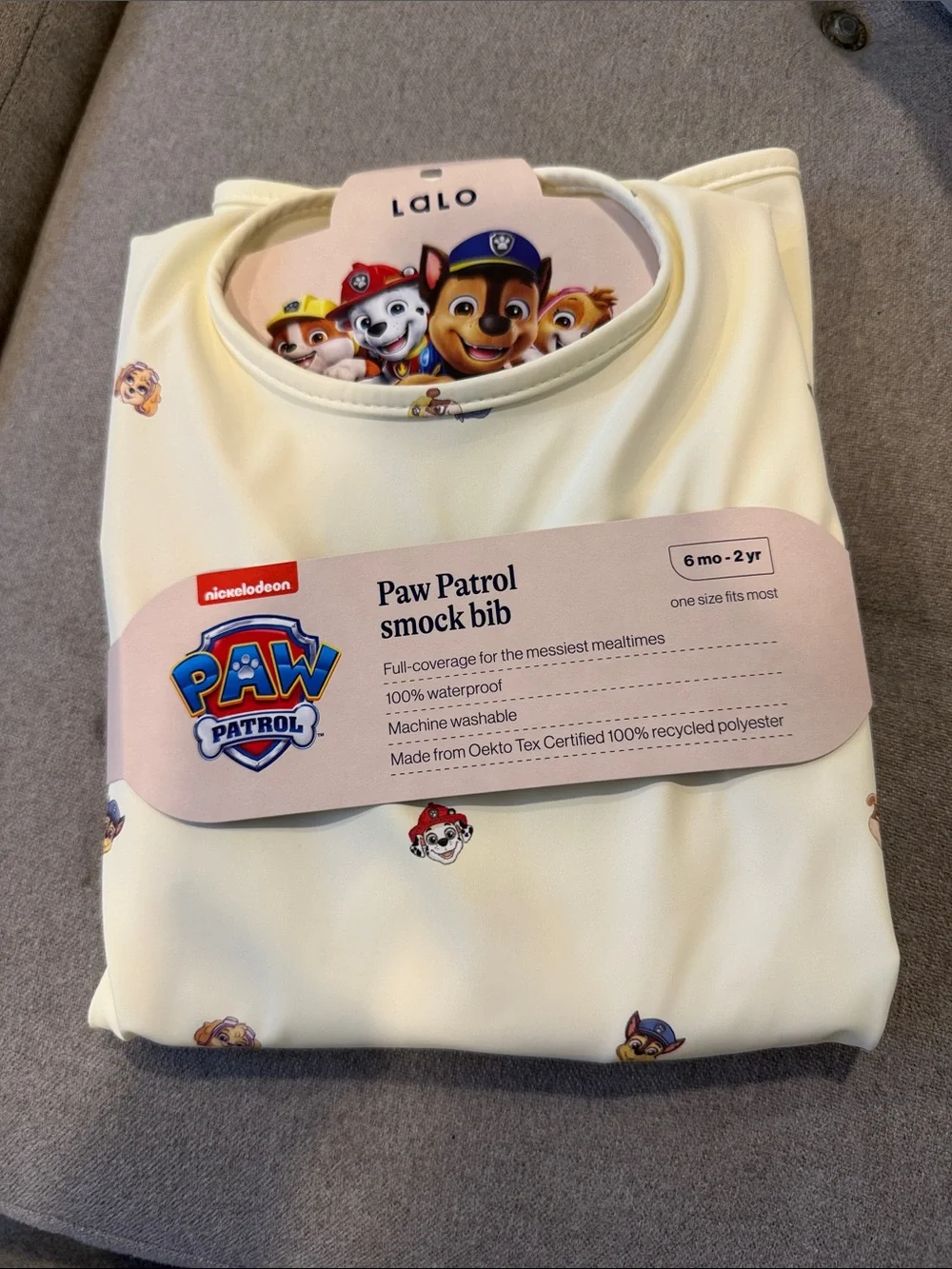 Paw Patrol Smock Bib Brand New